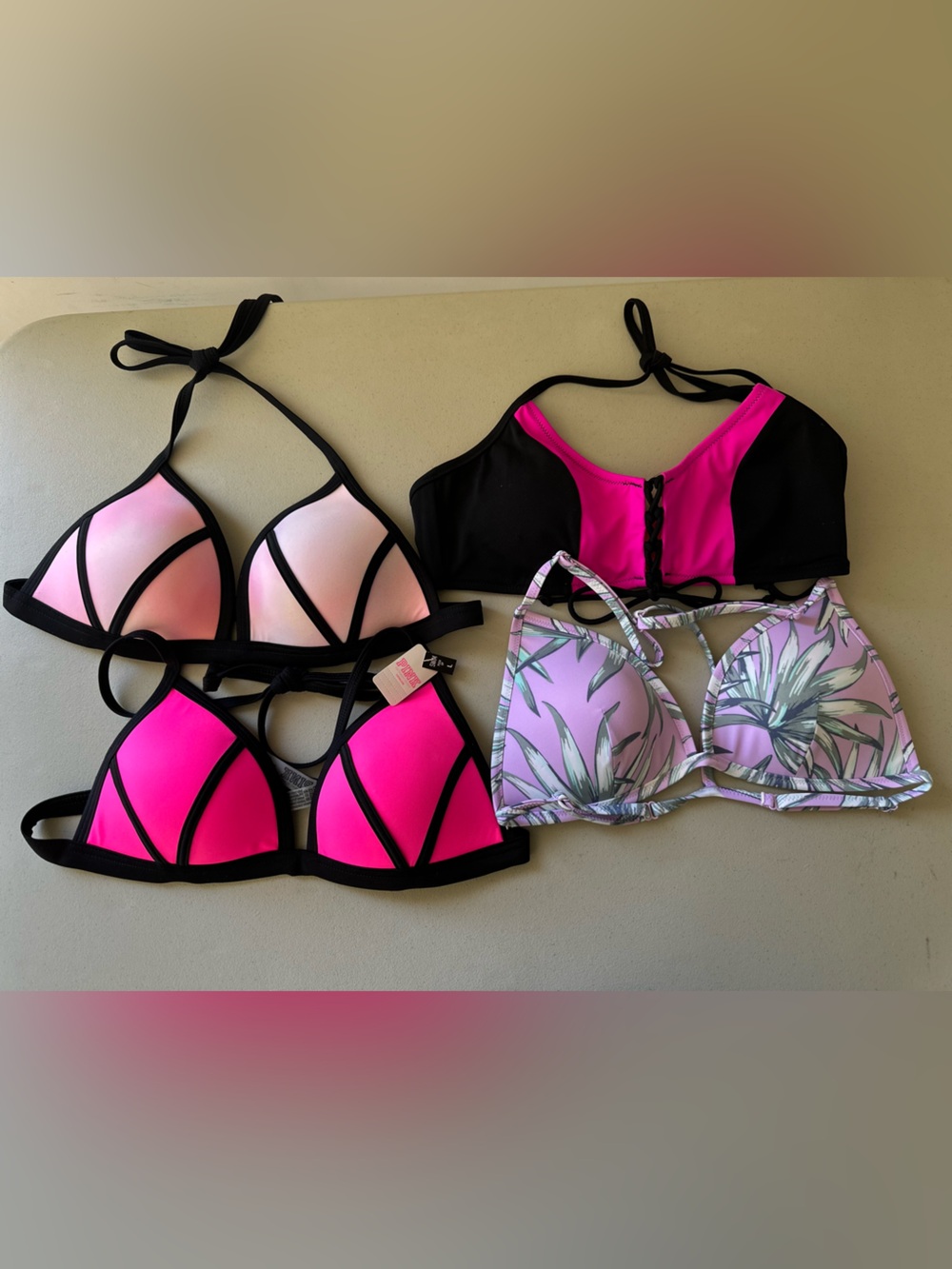 NEW Bikini Top BUNDLE Victorias Secret All are NEW LARGE